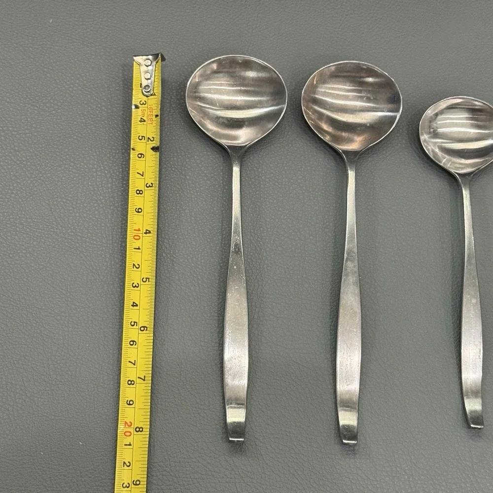Gourmet Settings GS Balance Glossy 18C Stainless  2 Soup Spoons, 3 Teaspoons